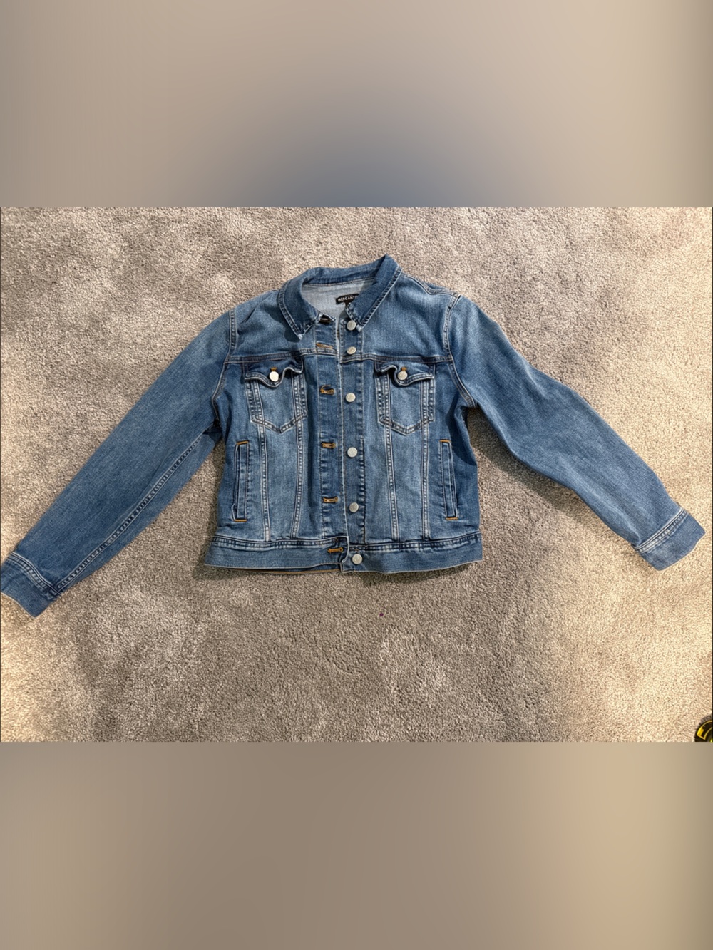 J Crew Mercantile Classic Blue Denim Jacket